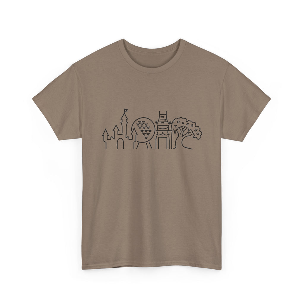 All Four Parks Theme T-Shirt — Park Hopping Tee