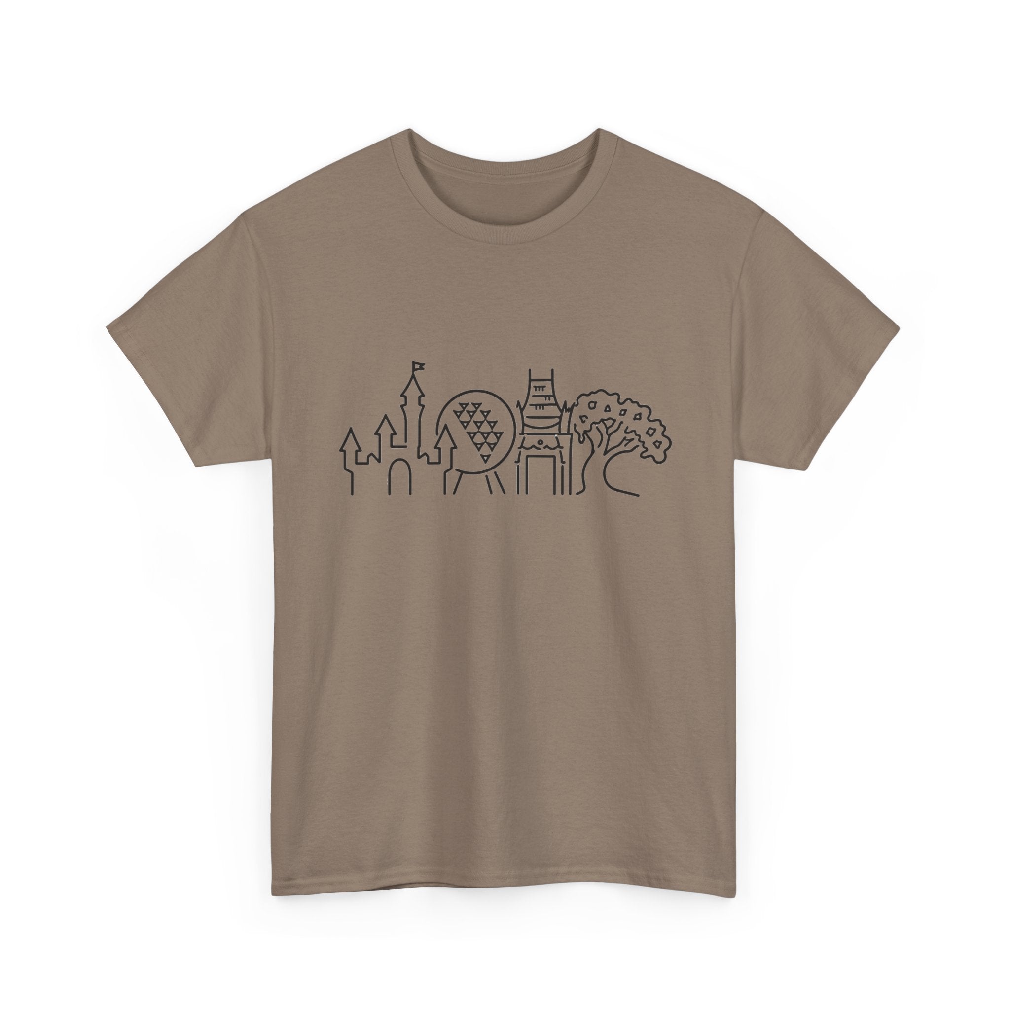 All Four Parks Theme T-Shirt — Park Hopping Tee