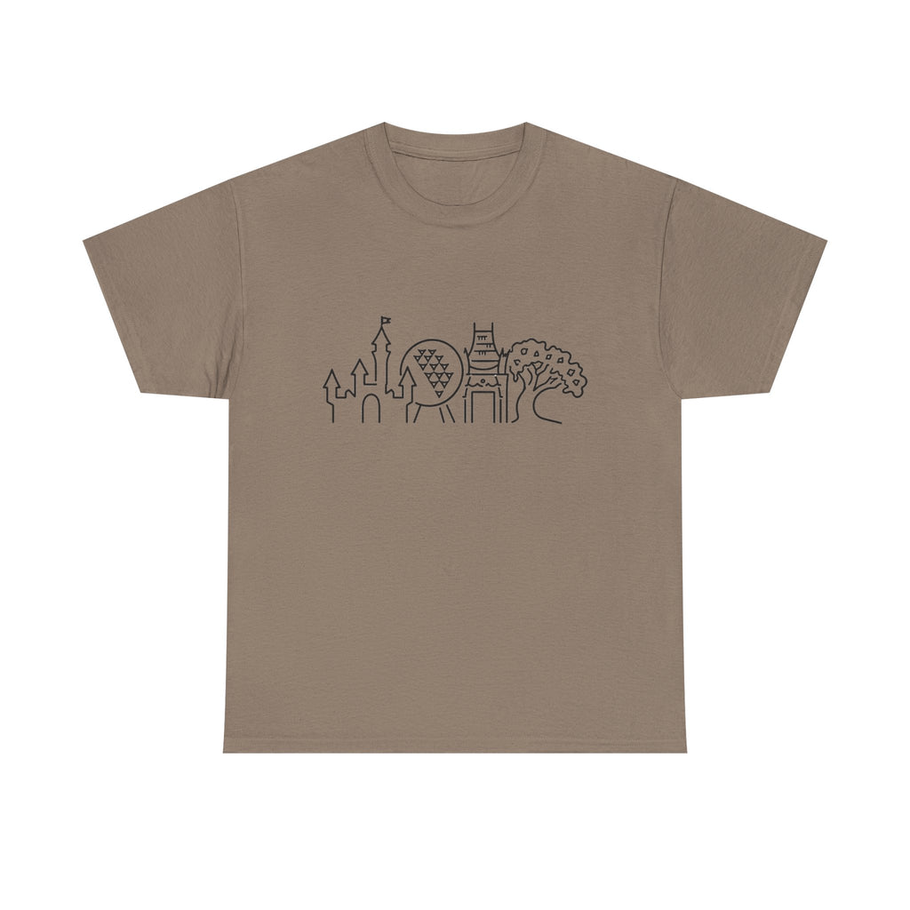 All Four Parks Theme T-Shirt — Park Hopping Tee