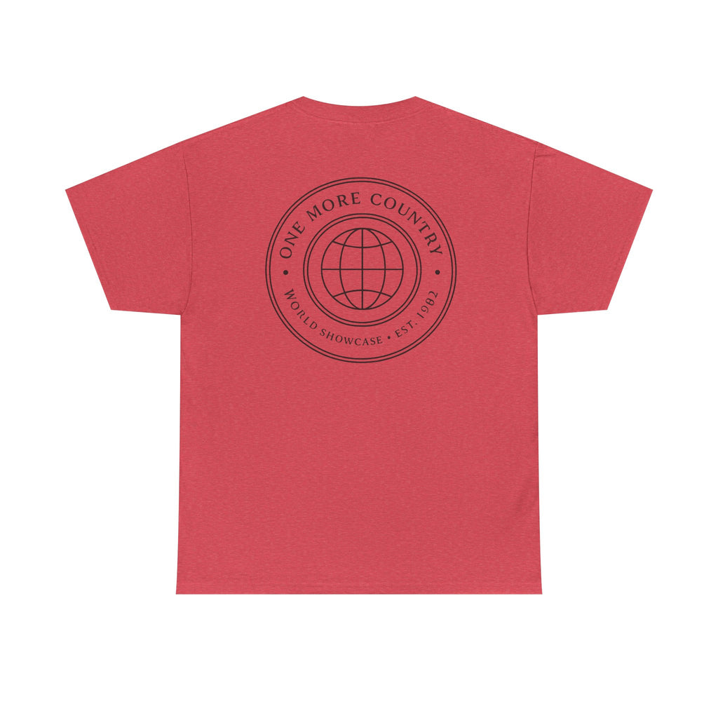 Drinking Around the World Theme Park Tee — "One More Country" Travel Bar Shirt
