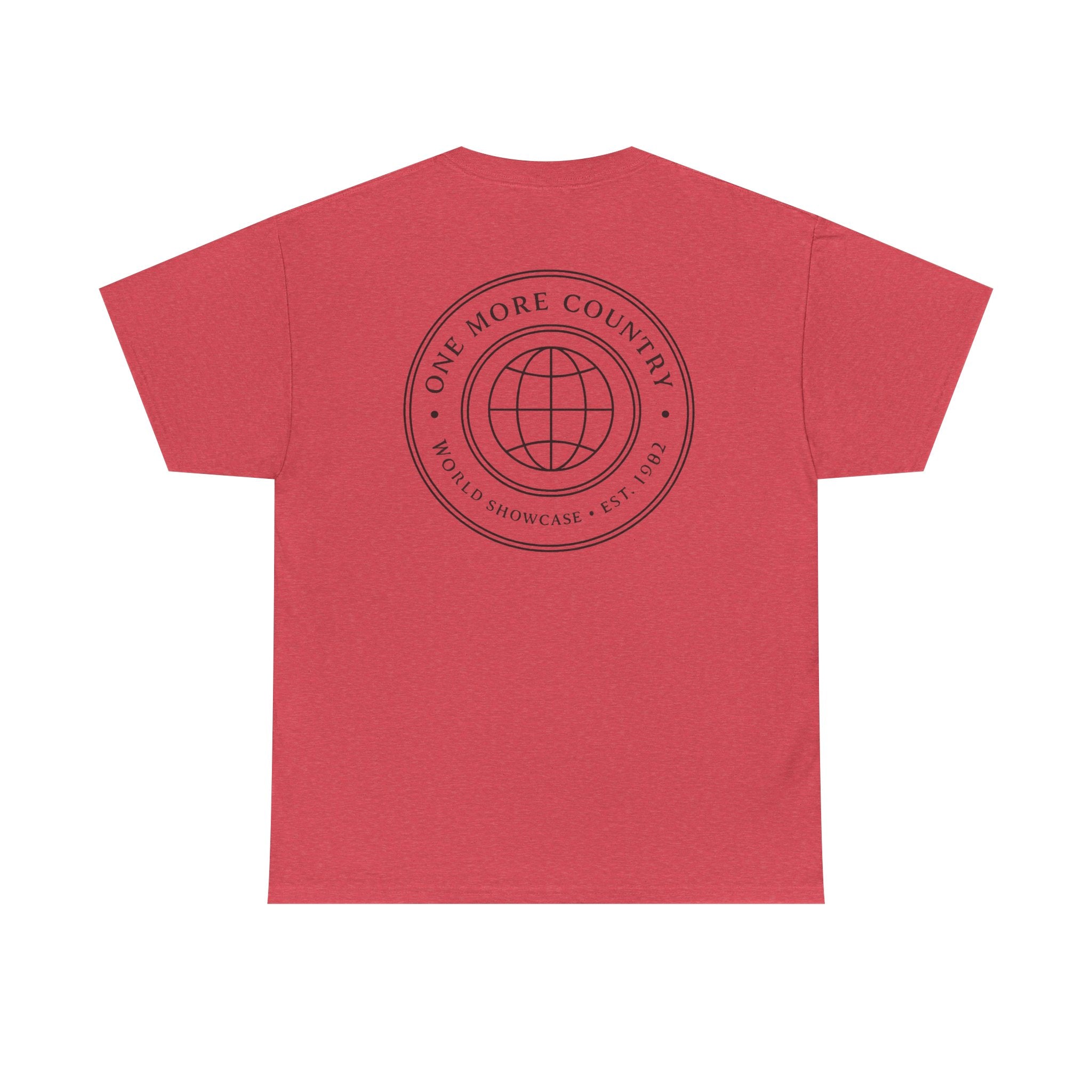 Drinking Around the World Theme Park Tee — "One More Country" Travel Bar Shirt