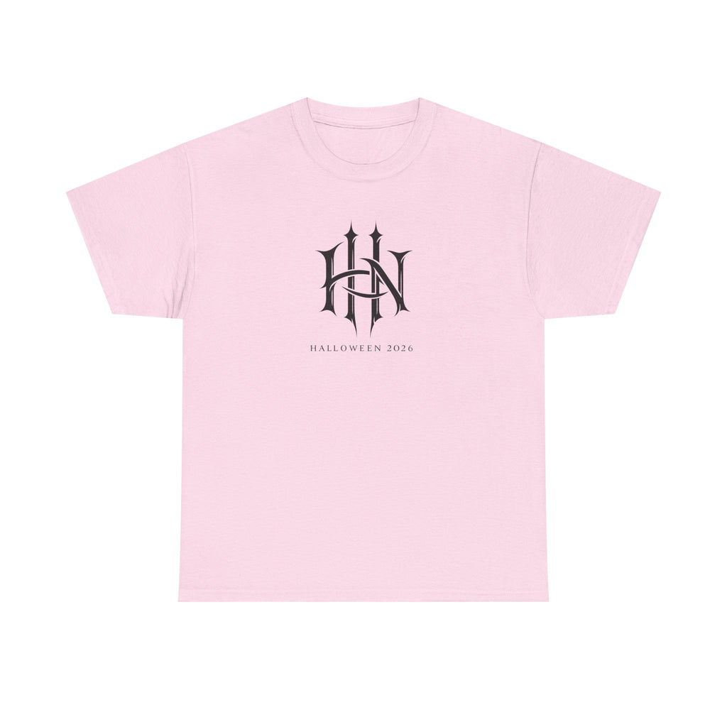 Horror Nights Tee — Gothic Emblem T-Shirt for Universal Studios Halloween Event
