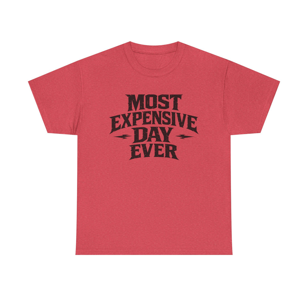 Theme Park Tee — "Most Expensive Day Ever" Graphic Shirt