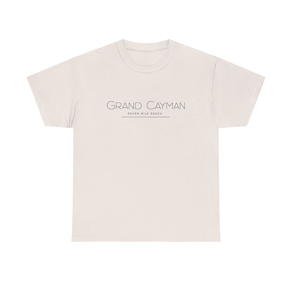 Grand Cayman Minimalist Logo Tee — Island Resort Vacation T‑Shirt