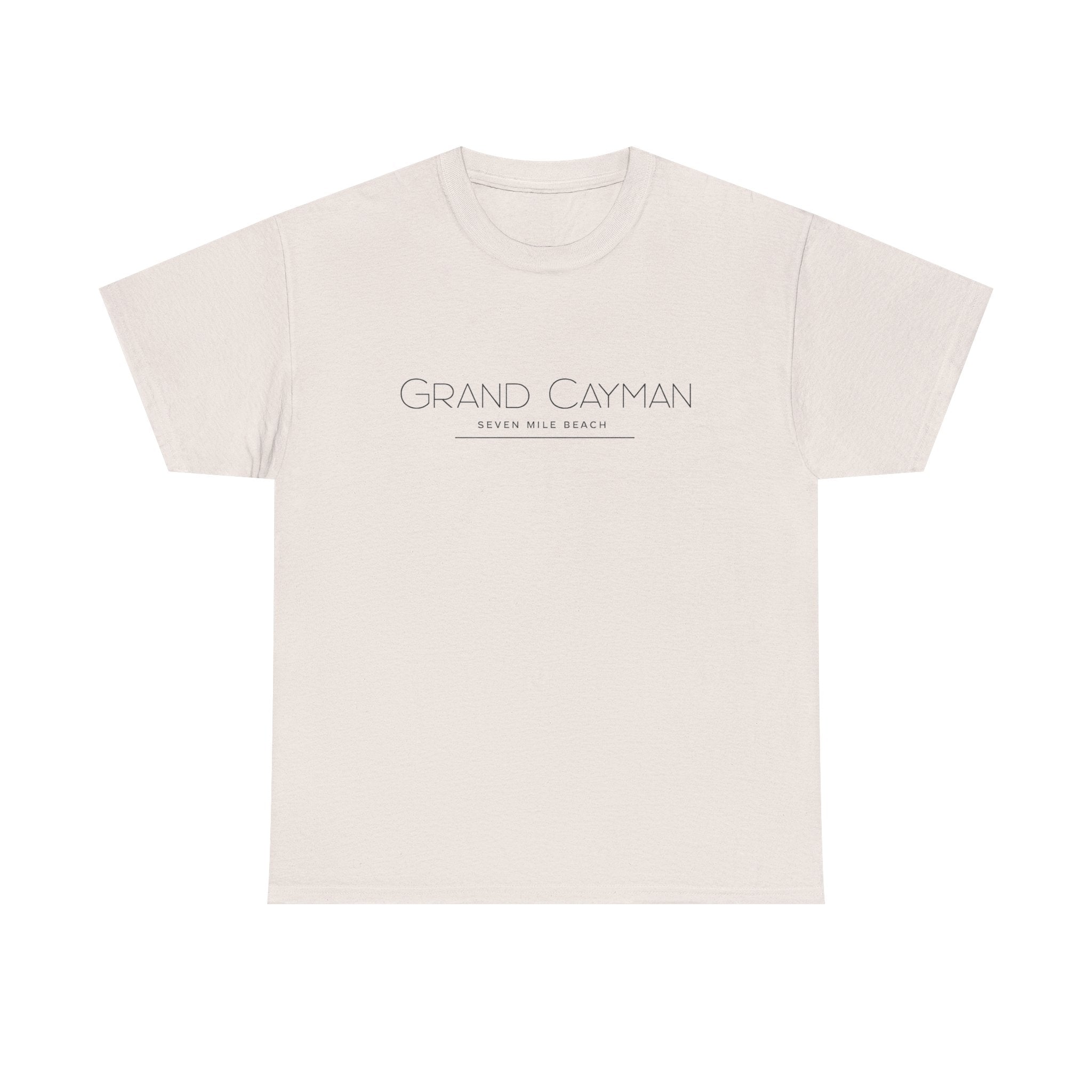 Grand Cayman Minimalist Logo Tee — Island Resort Vacation T‑Shirt