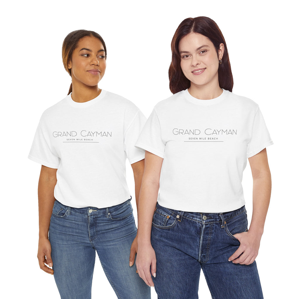 Grand Cayman Minimalist Logo Tee — Island Resort Vacation T‑Shirt