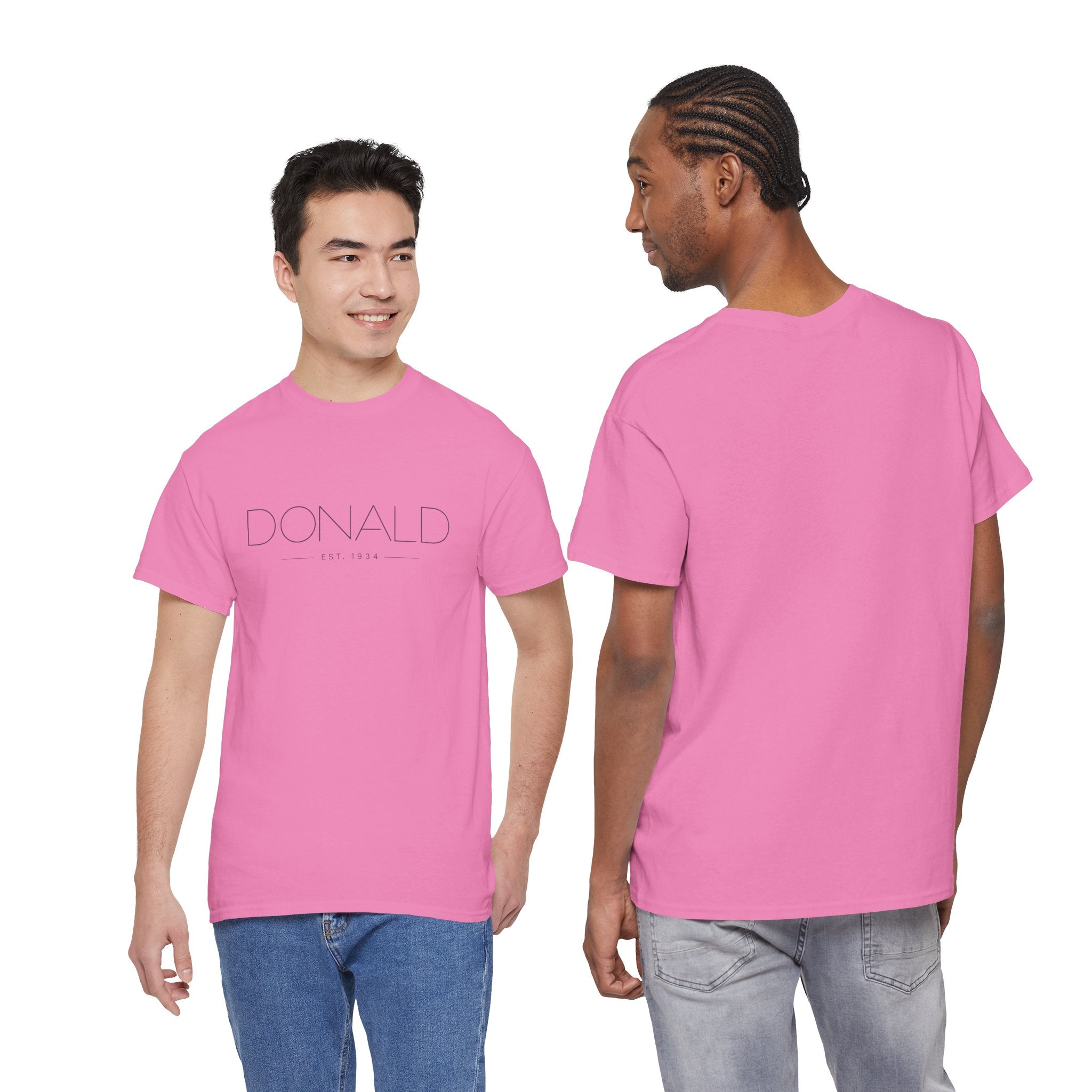 Minimalist Donald Theme Park T-Shirt — Retro Donald Duck Design