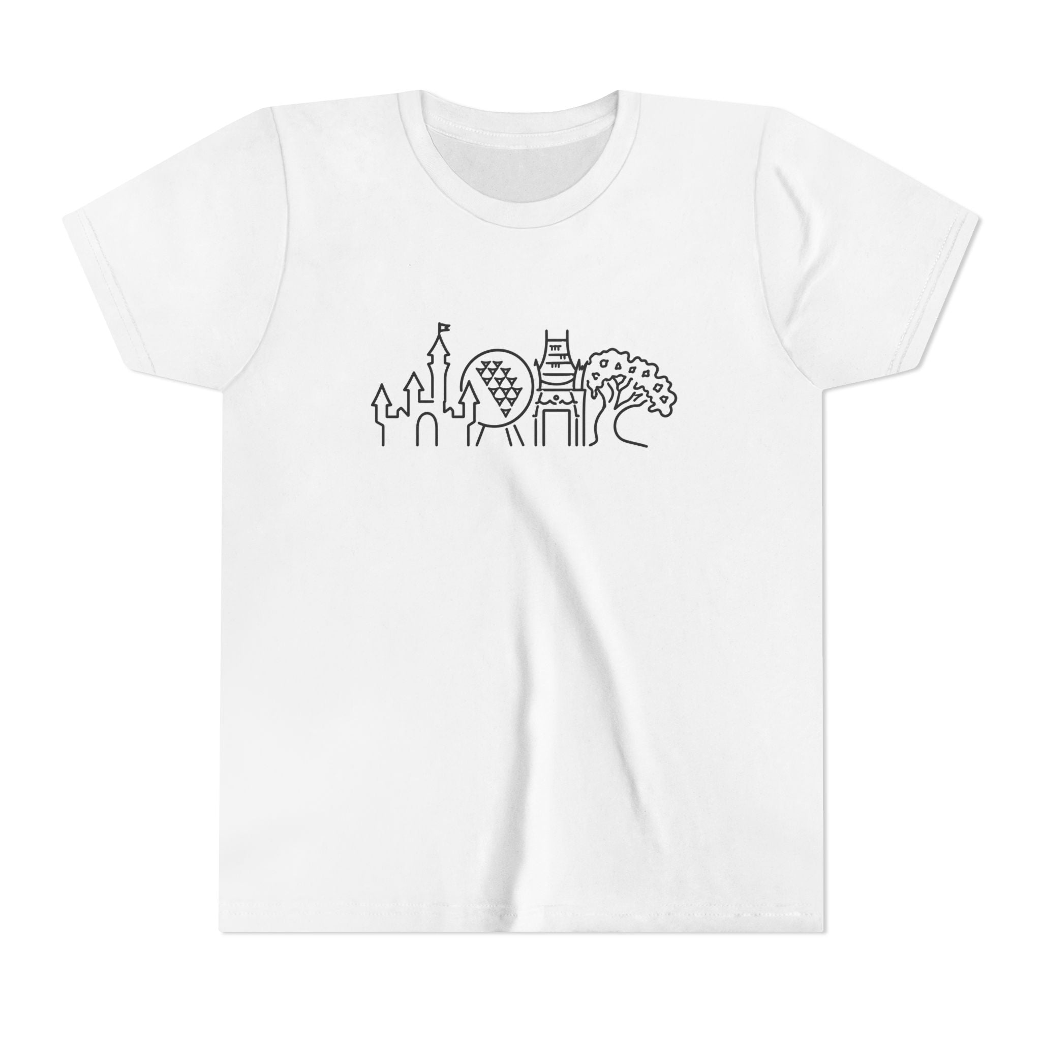 Theme Park Youth Tee — Fun Park Adventure T-Shirt