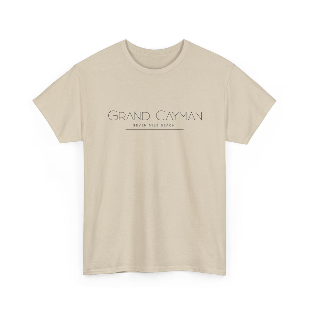 Grand Cayman Minimalist Logo Tee — Island Resort Vacation T‑Shirt