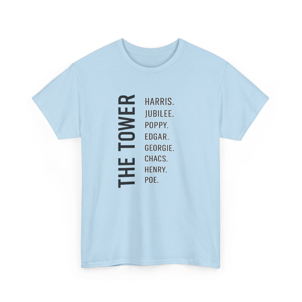 Tower of London Raven Names T-Shirt