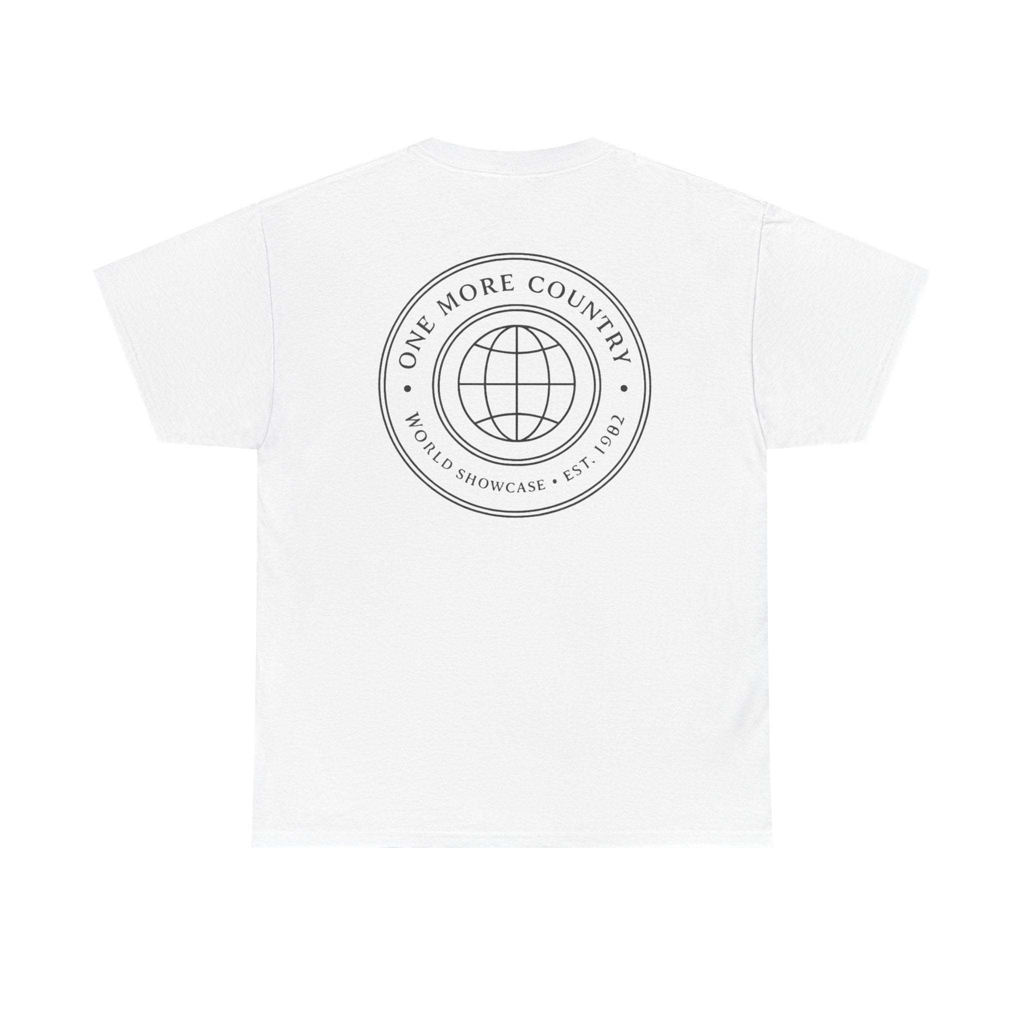 Drinking Around the World Theme Park Tee — "One More Country" Travel Bar Shirt