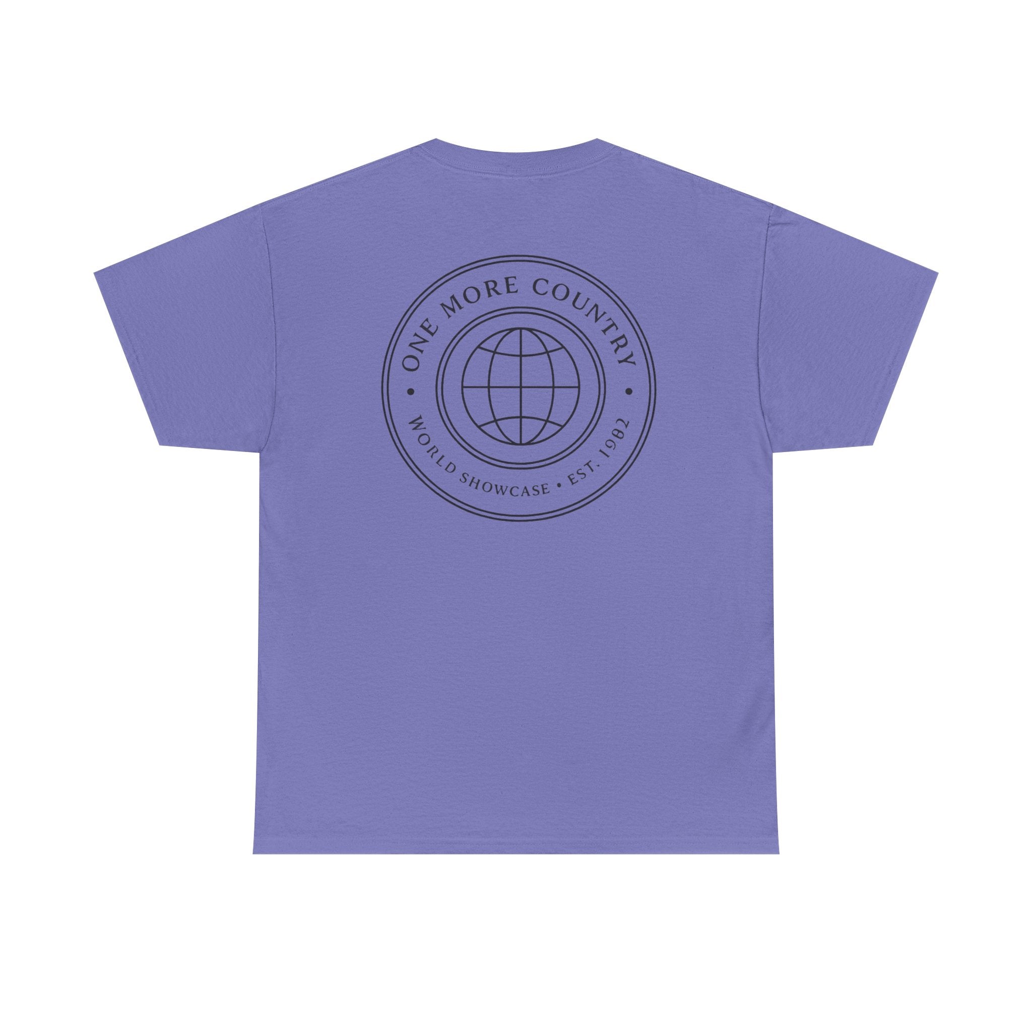 Drinking Around the World Theme Park Tee — "One More Country" Travel Bar Shirt