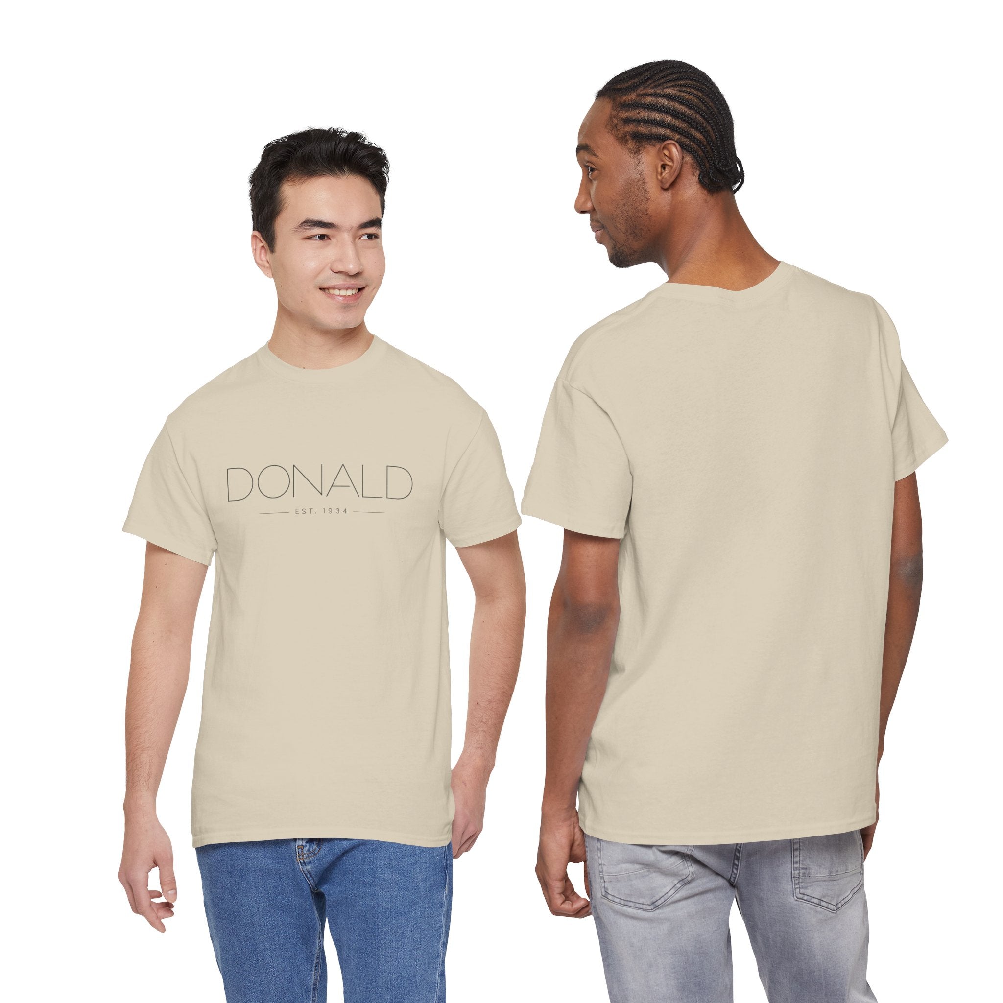 Minimalist Donald Theme Park T-Shirt — Retro Donald Duck Design