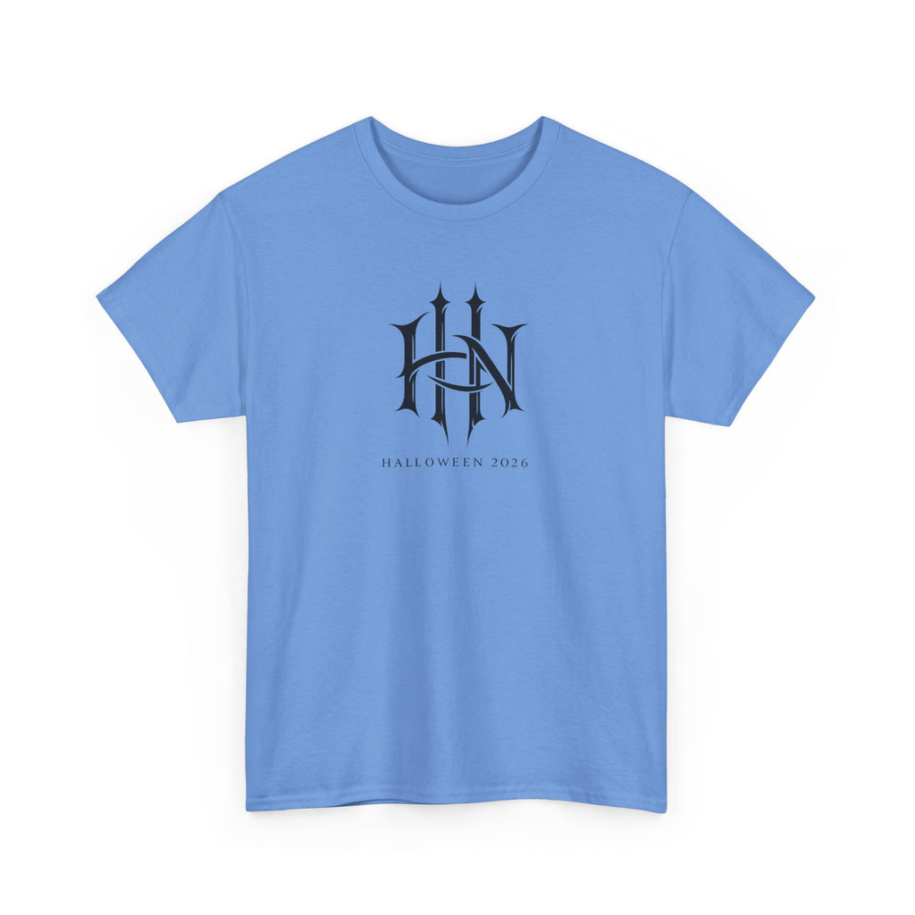 Horror Nights Tee — Gothic Emblem T-Shirt for Universal Studios Halloween Event