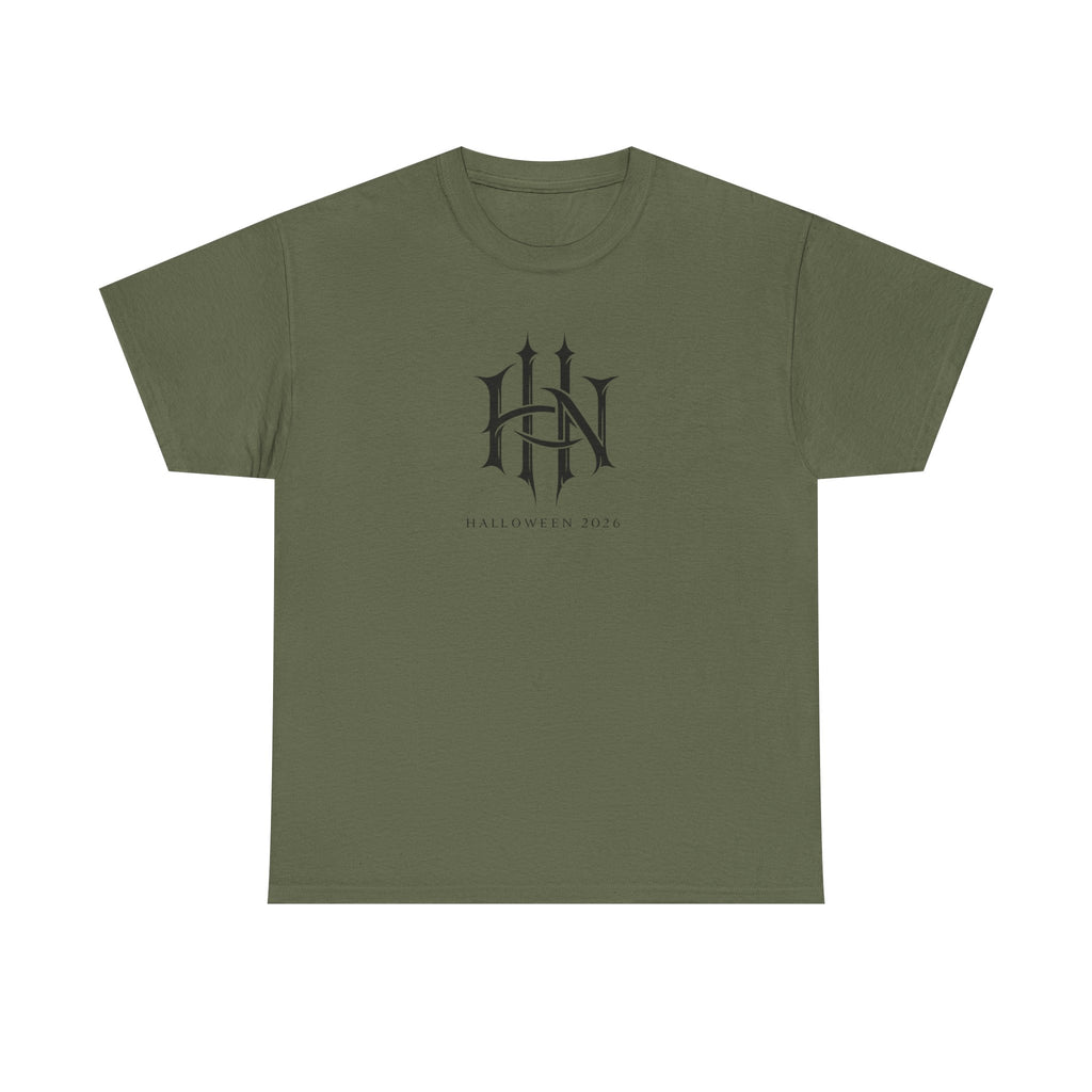Horror Nights Tee — Gothic Emblem T-Shirt for Universal Studios Halloween Event