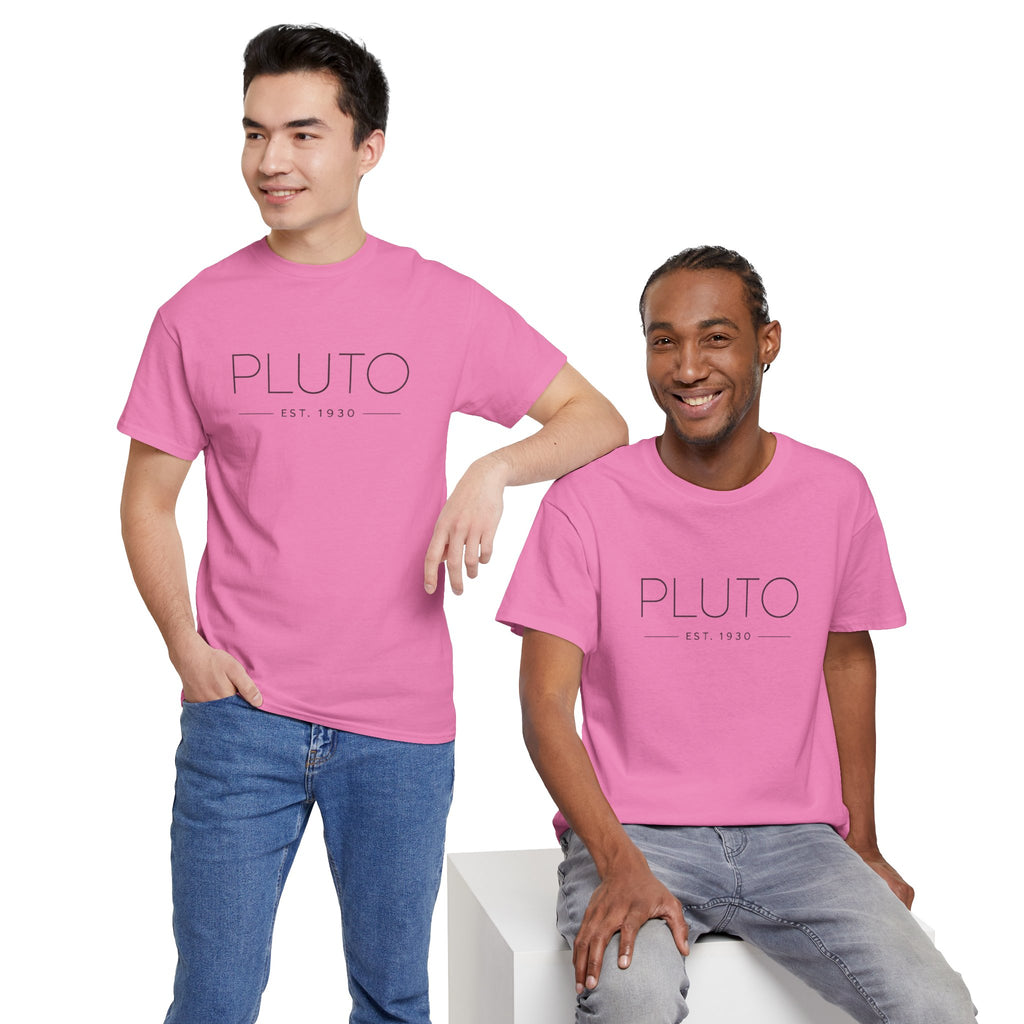 Pluto Theme Park T-Shirt — Minimalist Graphic Tee
