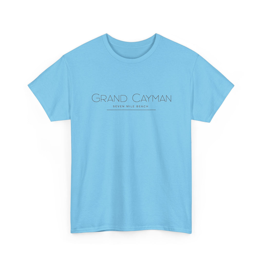Grand Cayman Minimalist Logo Tee — Island Resort Vacation T‑Shirt