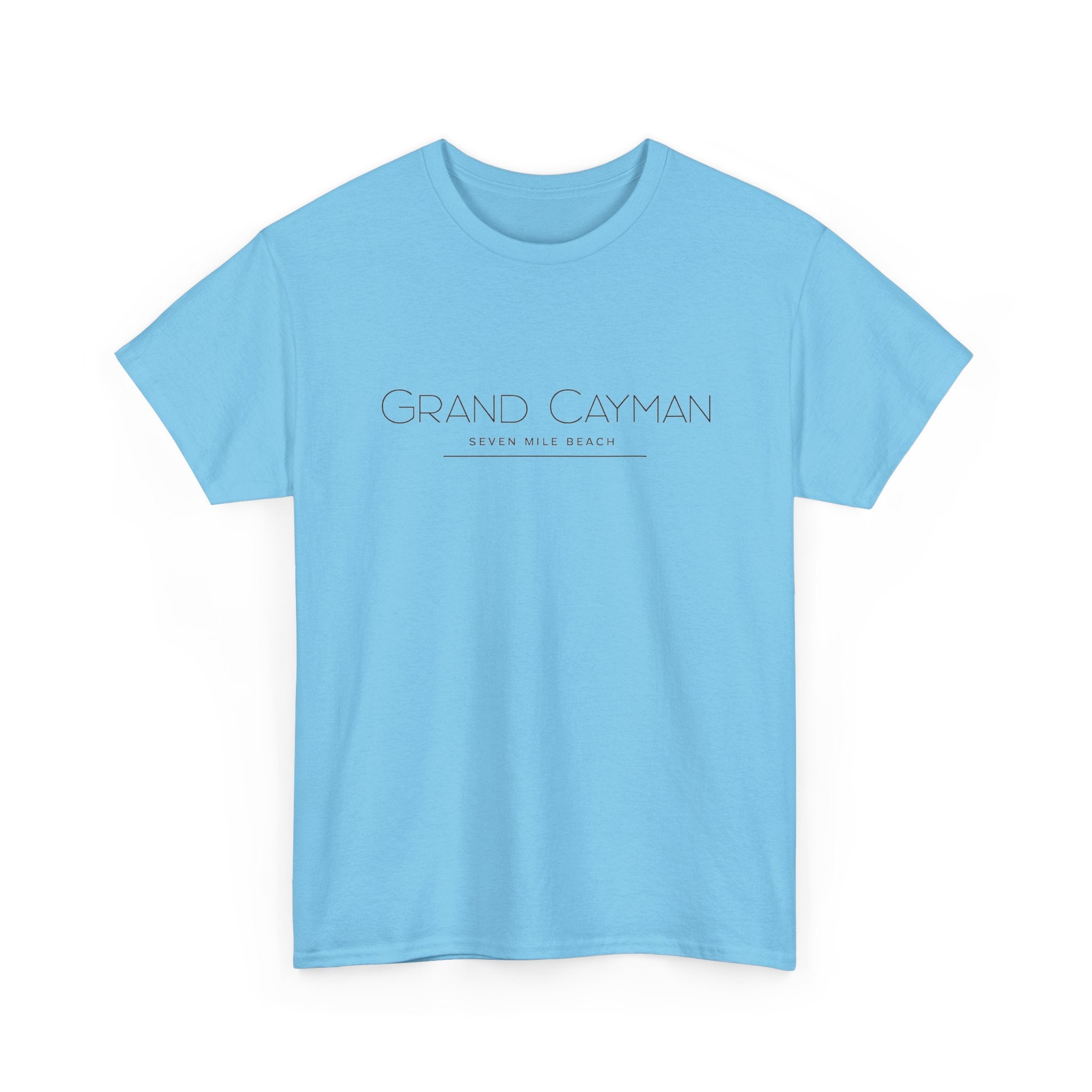 Grand Cayman Minimalist Logo Tee — Island Resort Vacation T‑Shirt