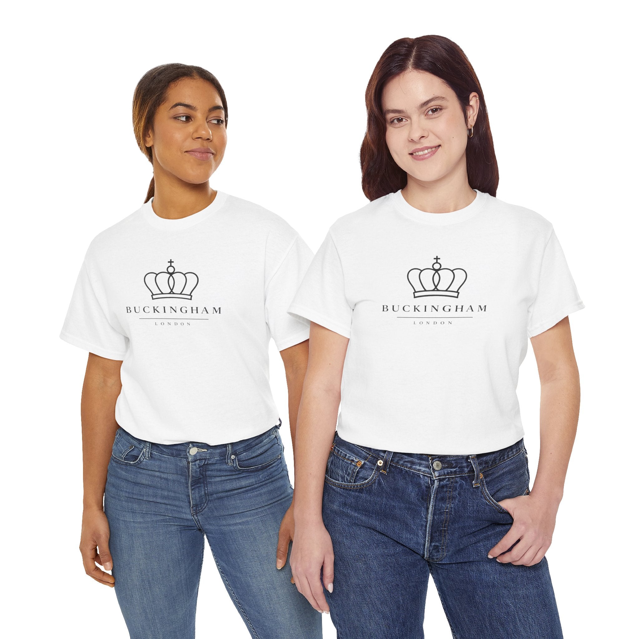 Buckingham Crown T‑Shirt – Minimalist Royal Logo Tee