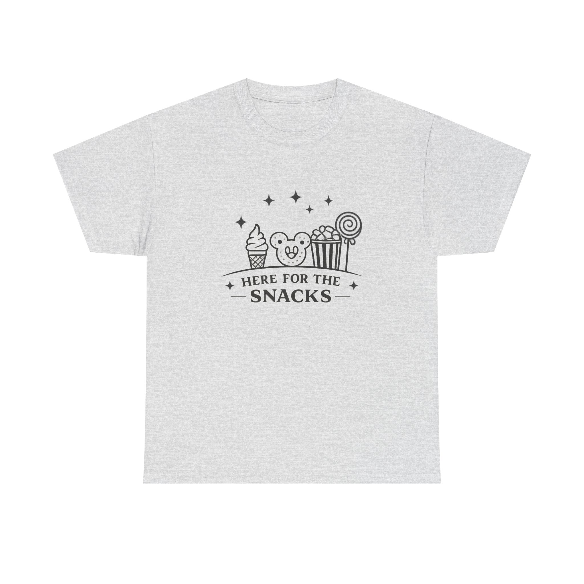 “Here for the Snacks” Theme Park T-Shirt