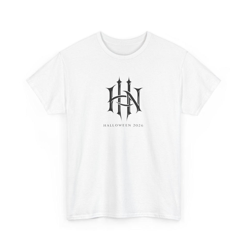 Horror Nights Tee — Gothic Emblem T-Shirt for Universal Studios Halloween Event