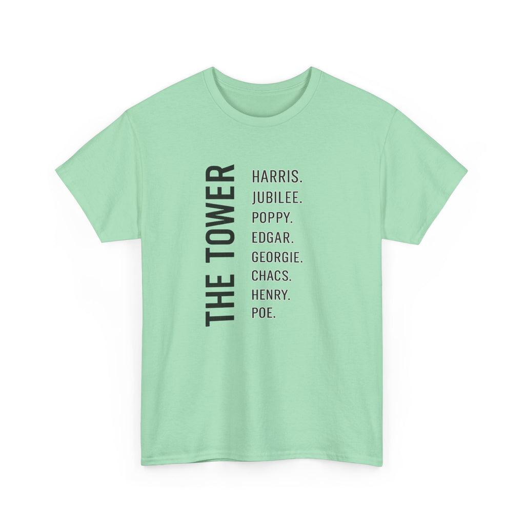 Tower of London Raven Names T-Shirt