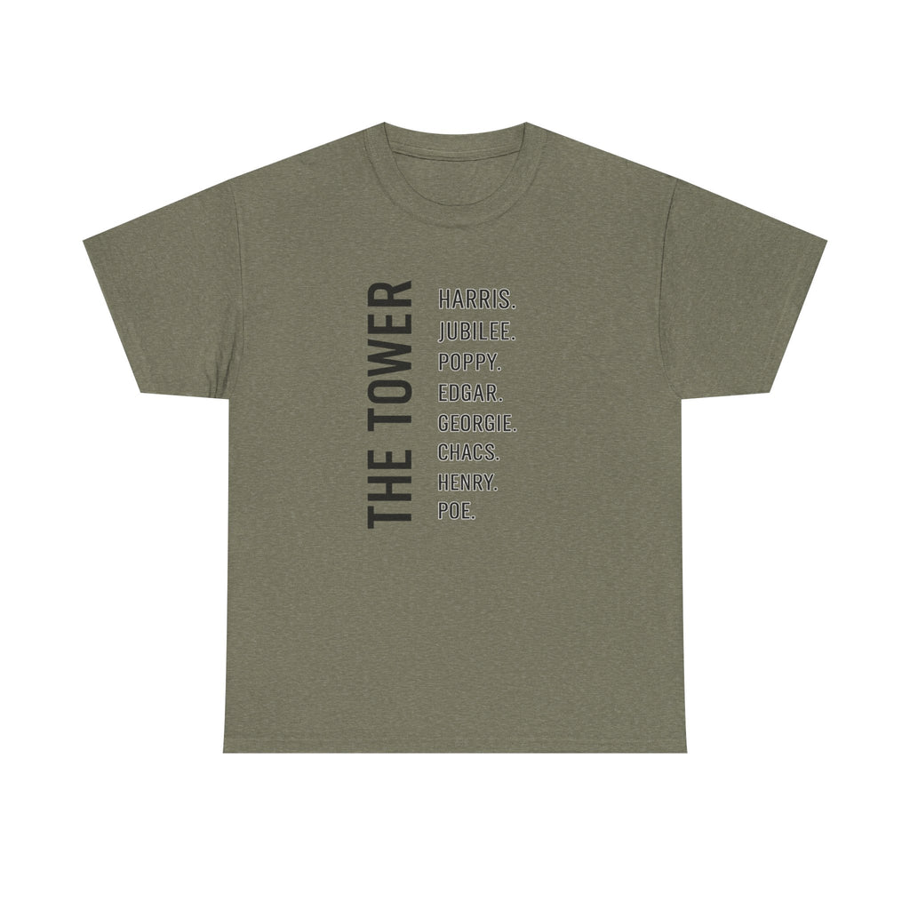 Tower of London Raven Names T-Shirt
