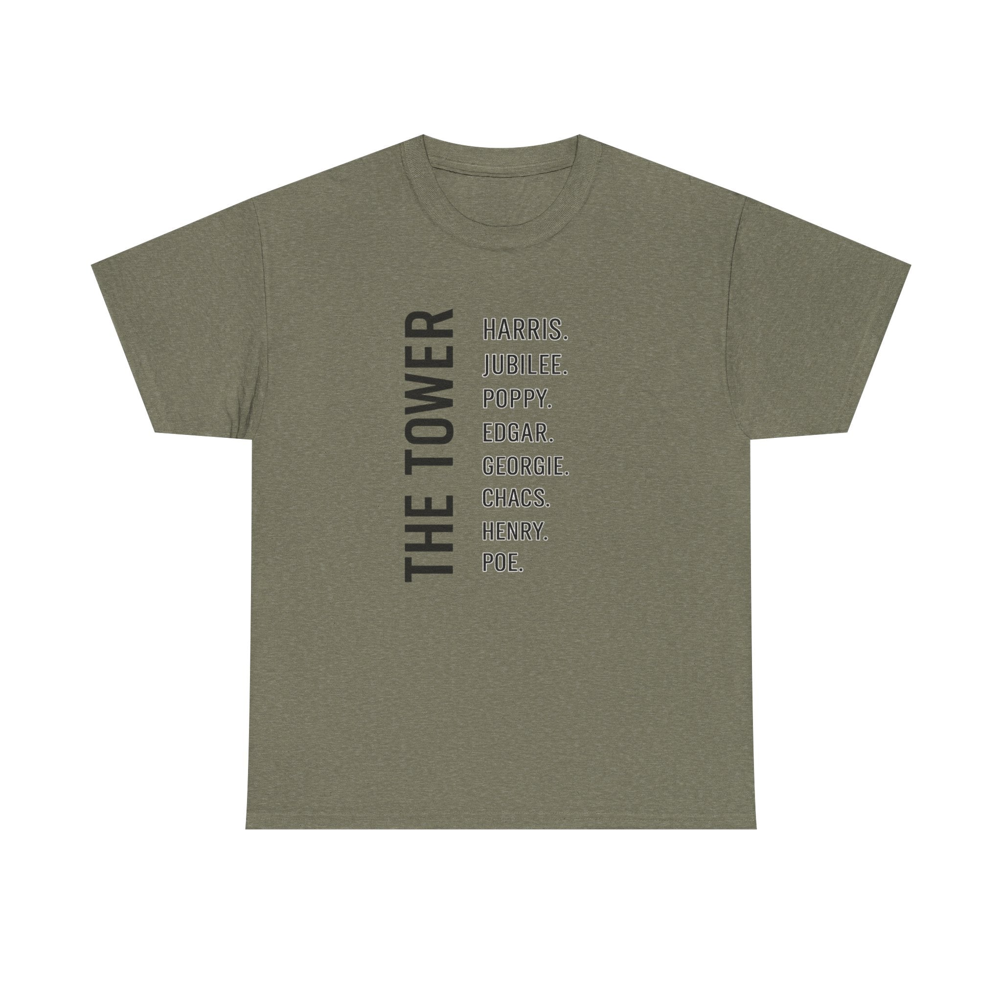 Tower of London Raven Names T-Shirt