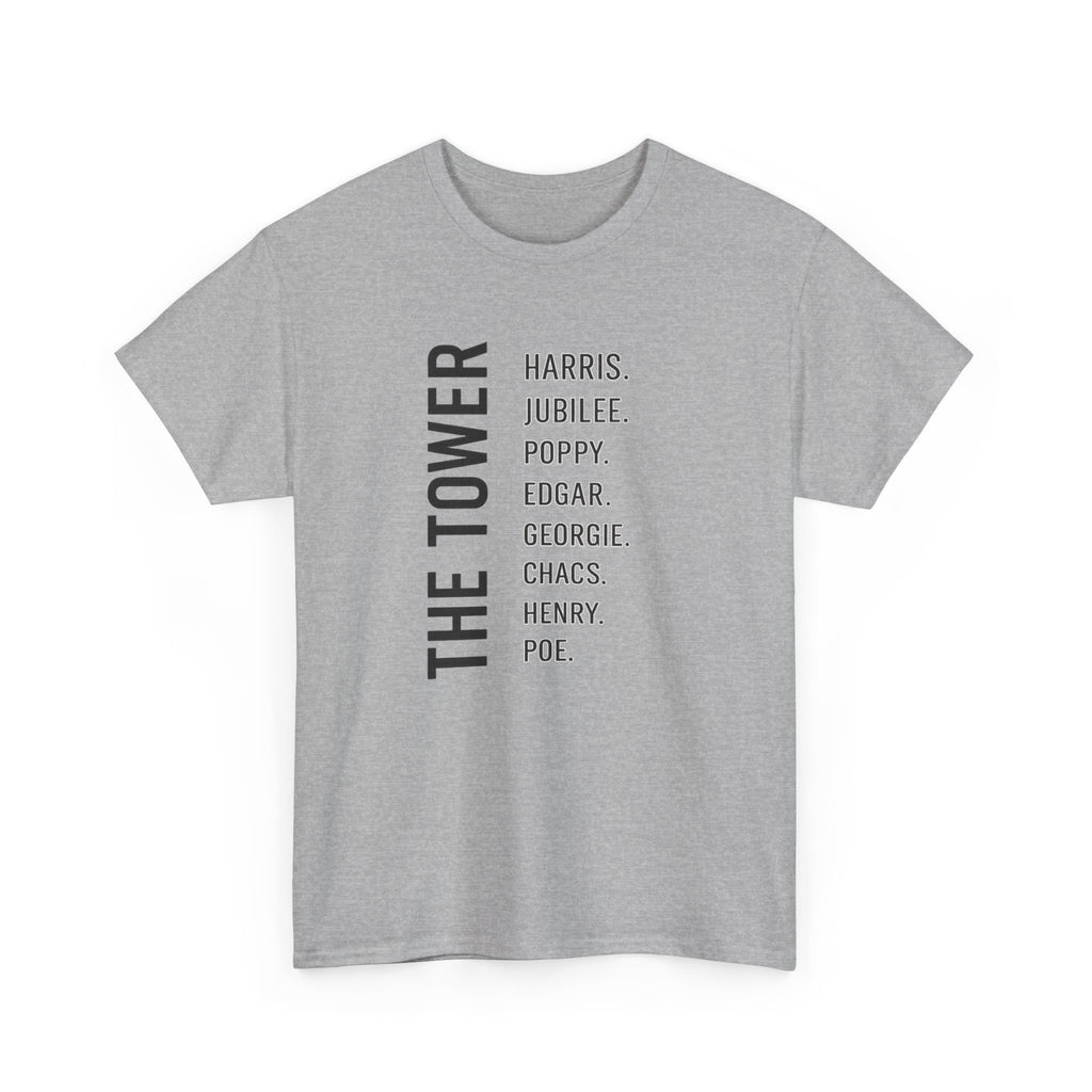 Tower of London Raven Names T-Shirt