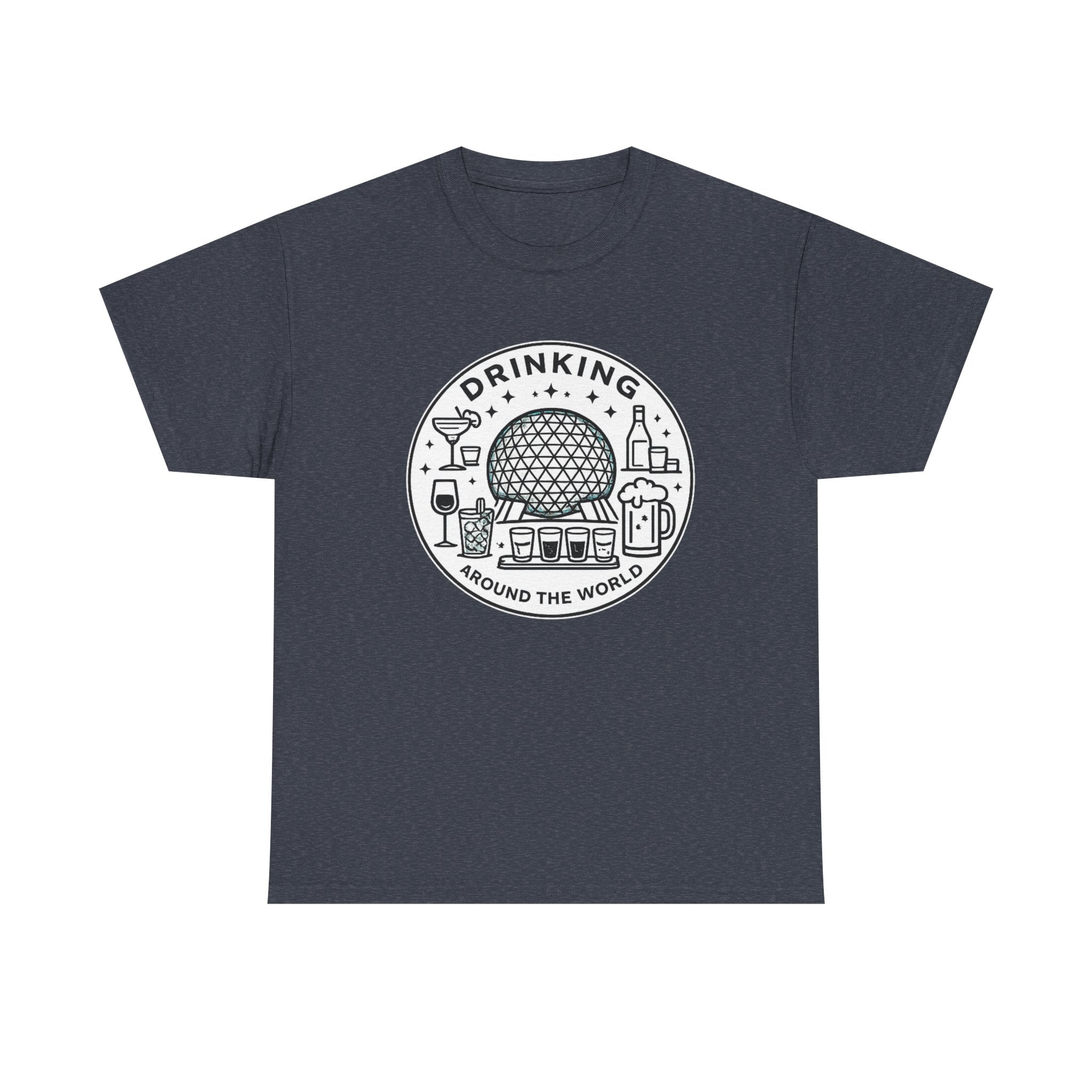 Drinking Around the World T-Shirt — World Traveler Graphic Tee