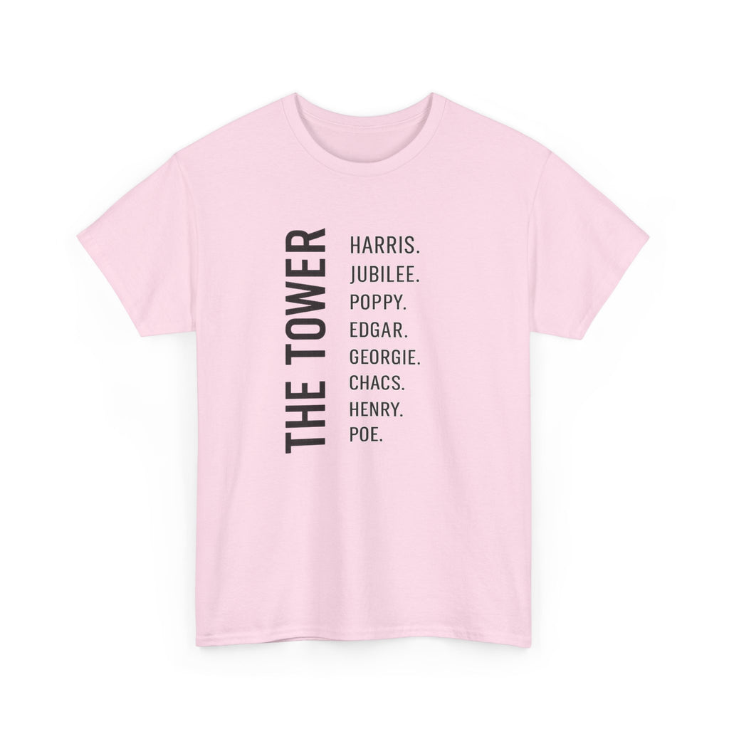 Tower of London Raven Names T-Shirt