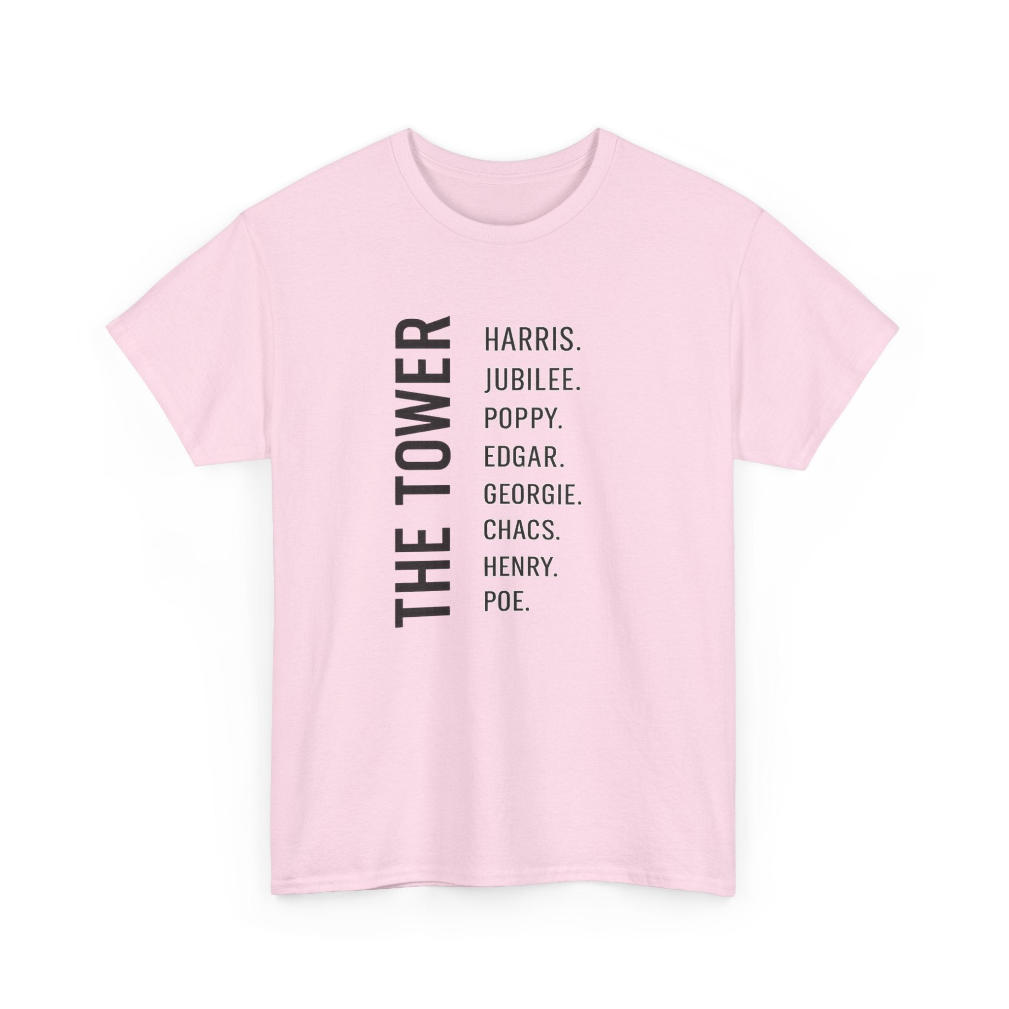 Tower of London Raven Names T-Shirt