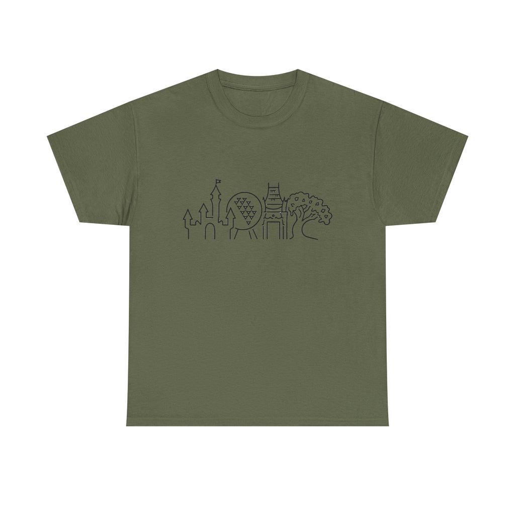 All Four Parks Theme T-Shirt — Park Hopping Tee