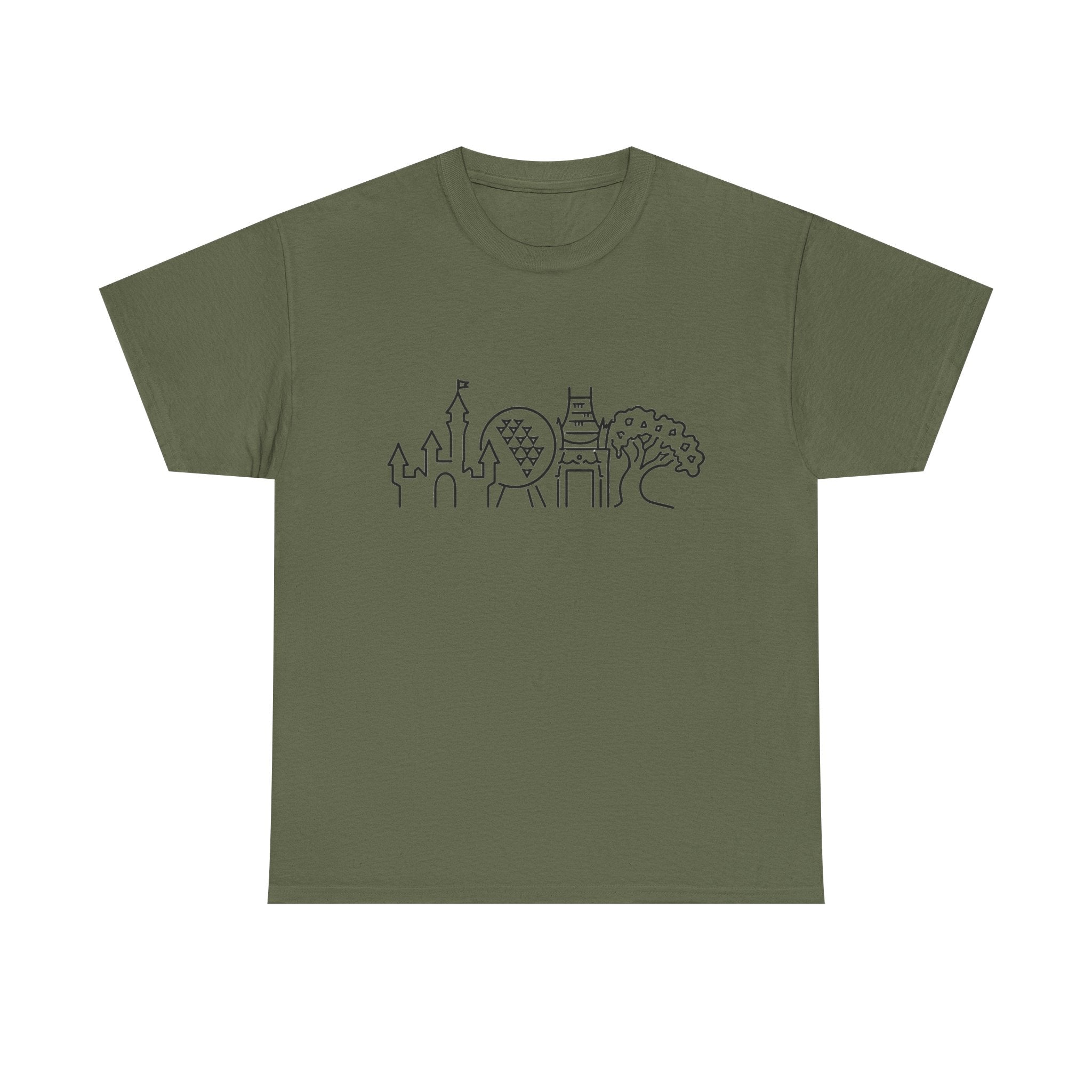 All Four Parks Theme T-Shirt — Park Hopping Tee