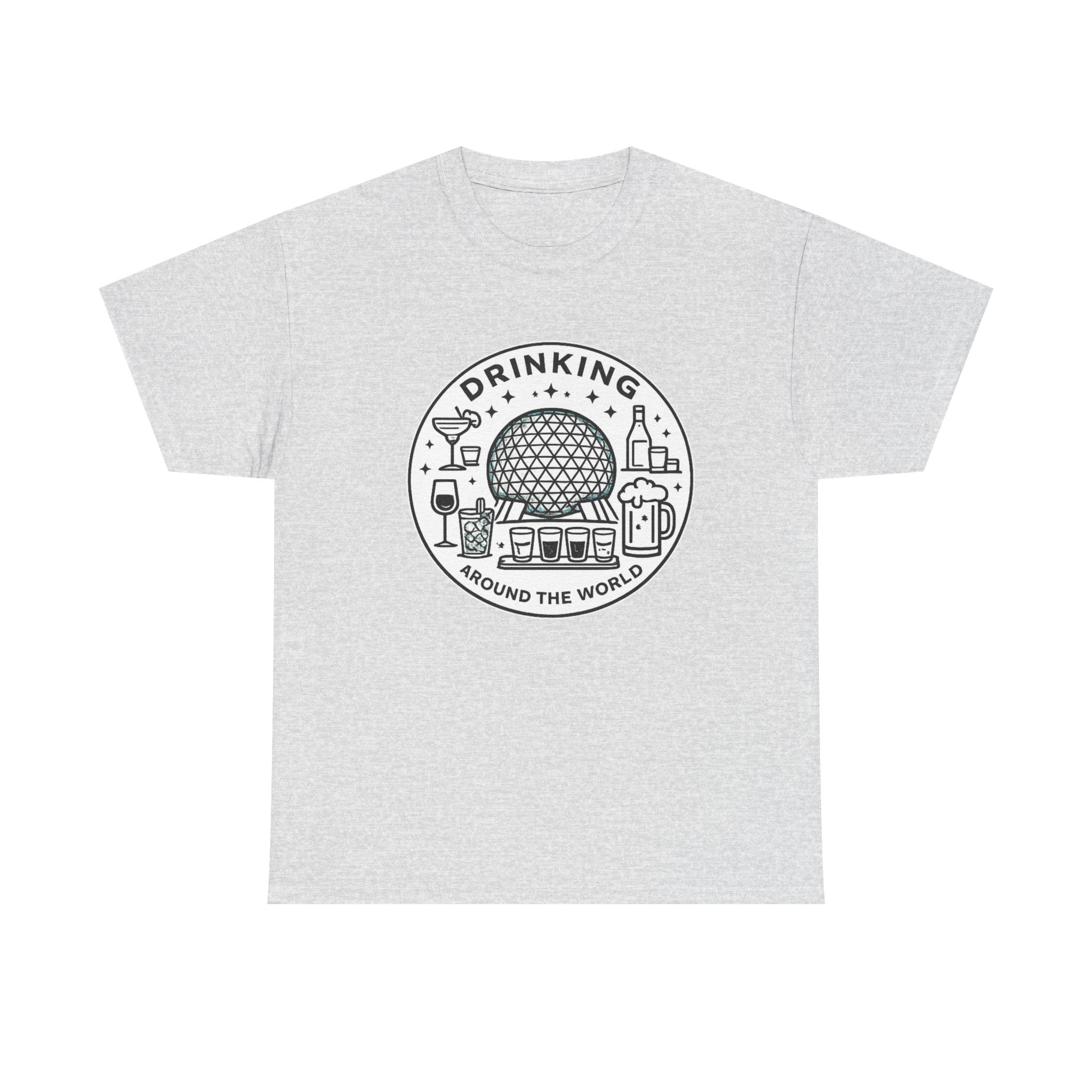 Drinking Around the World T-Shirt — World Traveler Graphic Tee