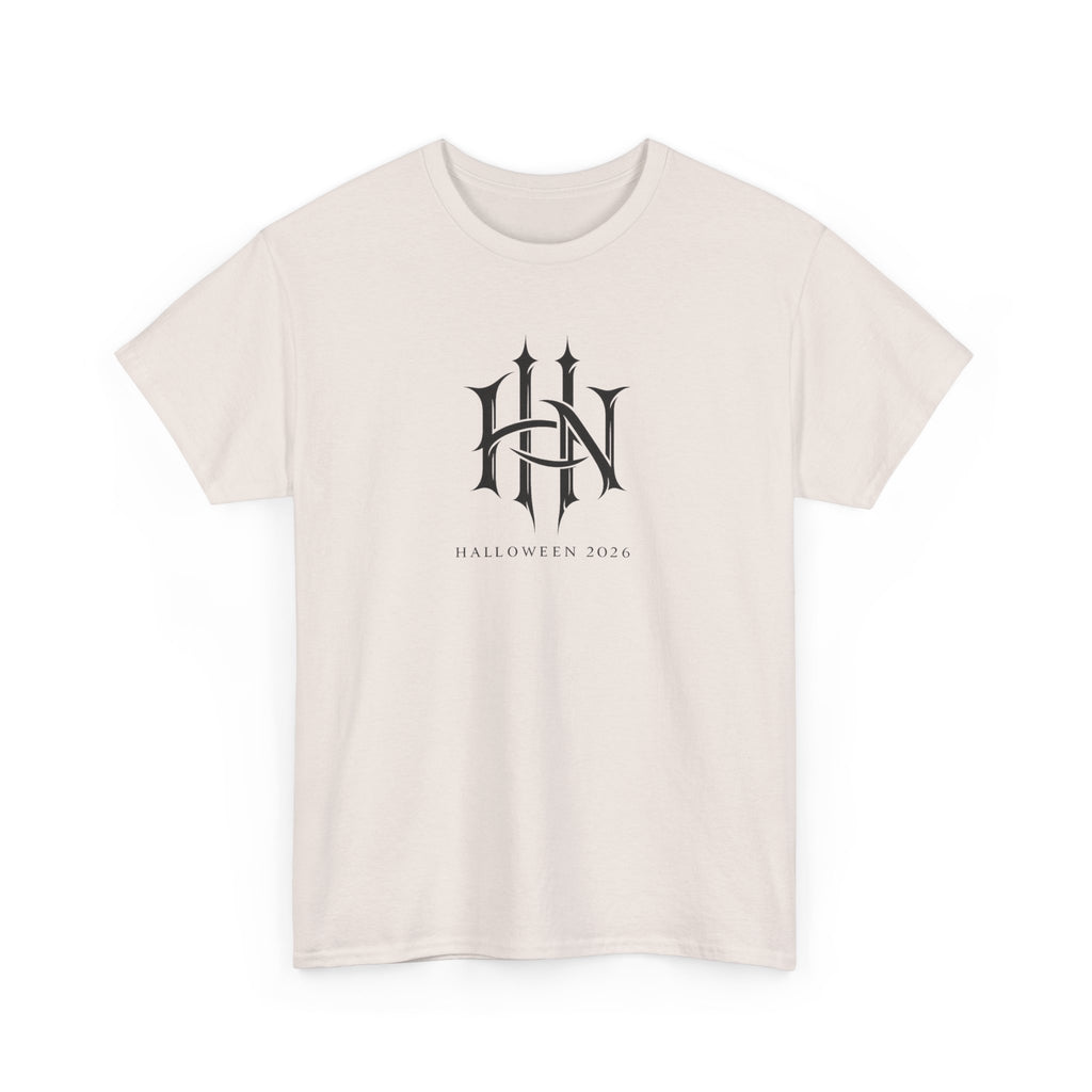 Horror Nights Tee — Gothic Emblem T-Shirt for Universal Studios Halloween Event