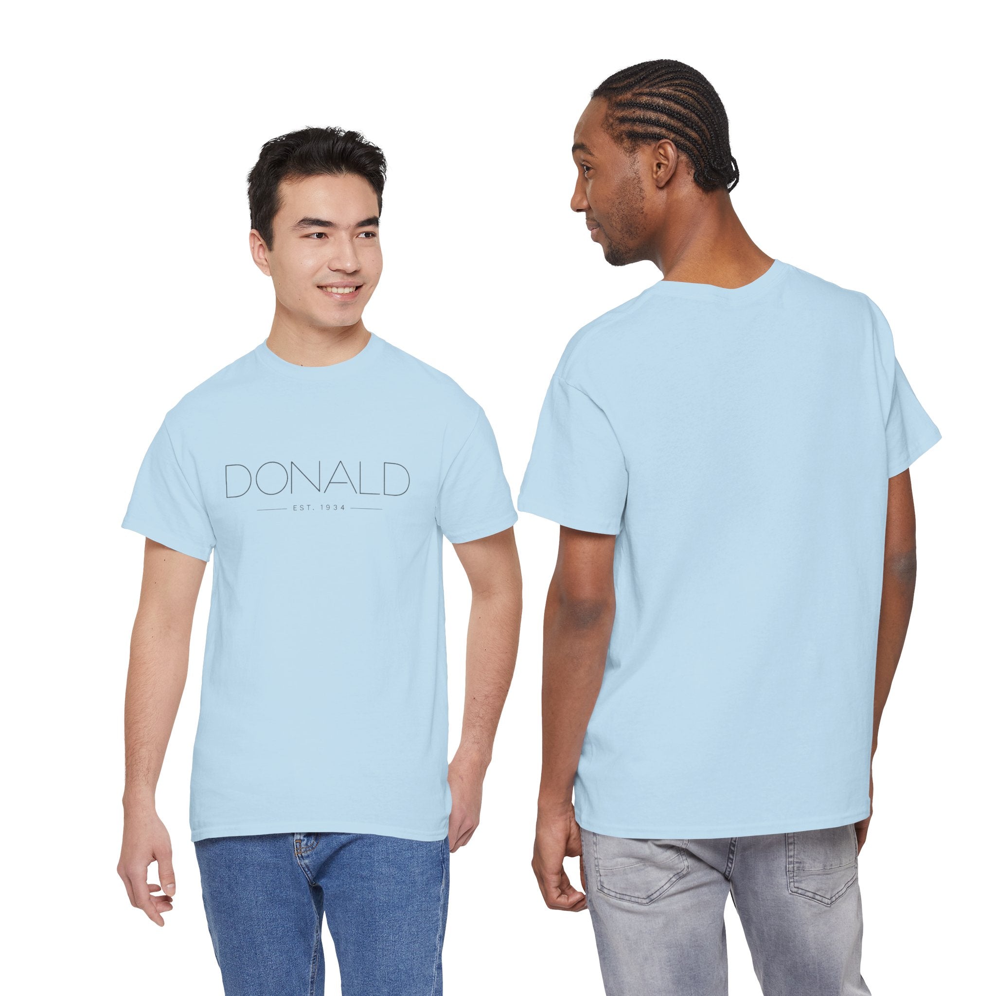 Minimalist Donald Theme Park T-Shirt — Retro Donald Duck Design
