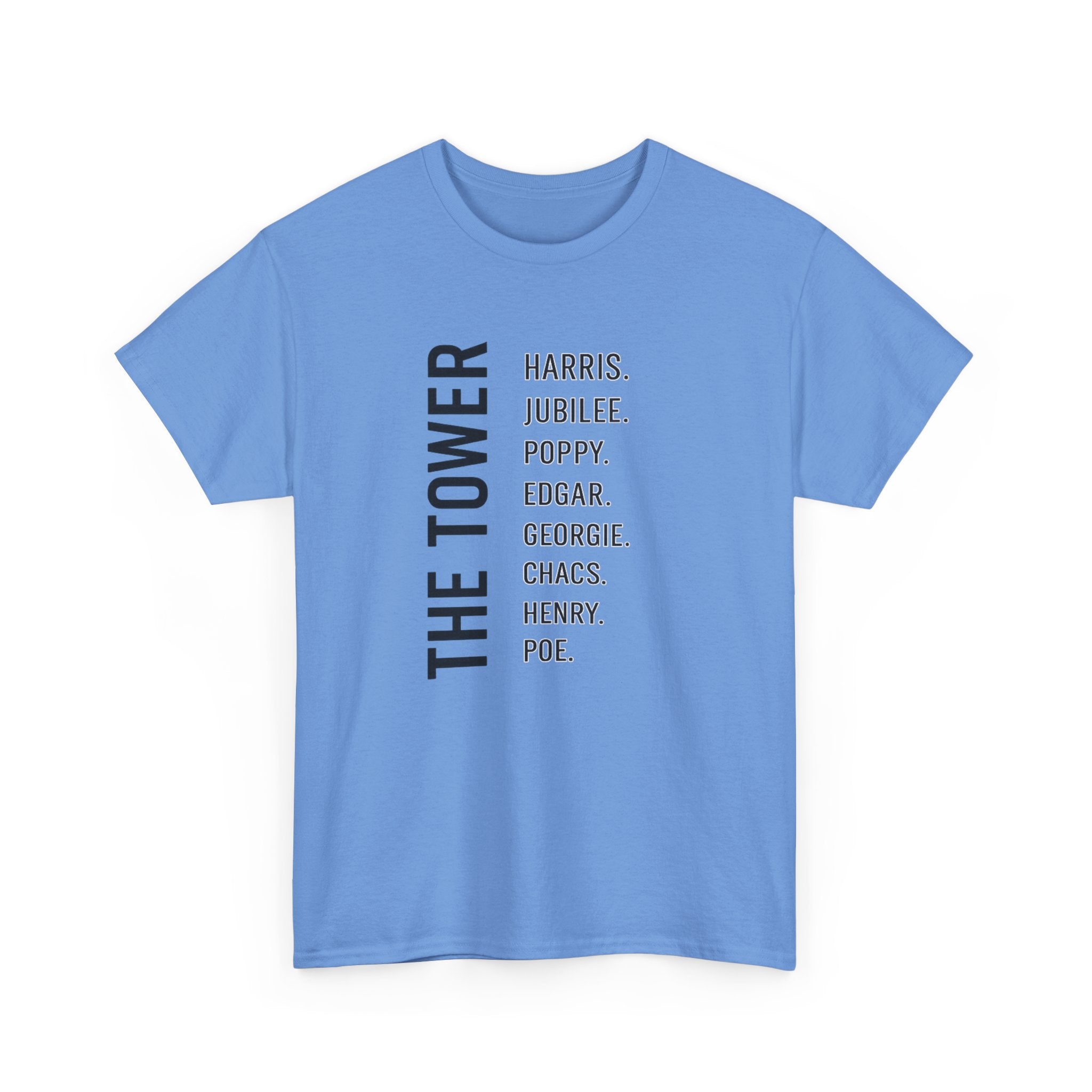 Tower of London Raven Names T-Shirt
