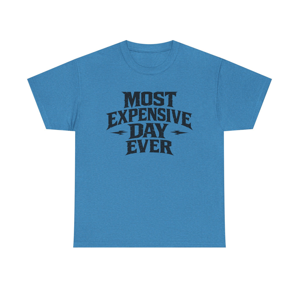 Theme Park Tee — "Most Expensive Day Ever" Graphic Shirt