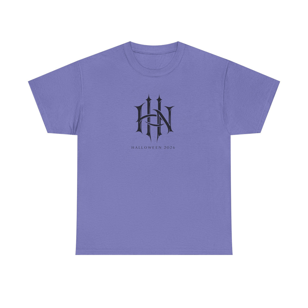 Horror Nights Tee — Gothic Emblem T-Shirt for Universal Studios Halloween Event