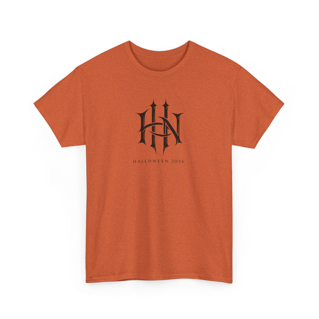 Horror Nights Tee — Gothic Emblem T-Shirt for Universal Studios Halloween Event