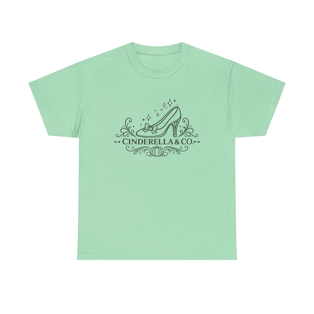 Cinderella & Co. Graphic Tee — Glass Slipper Vintage Logo T-Shirt
