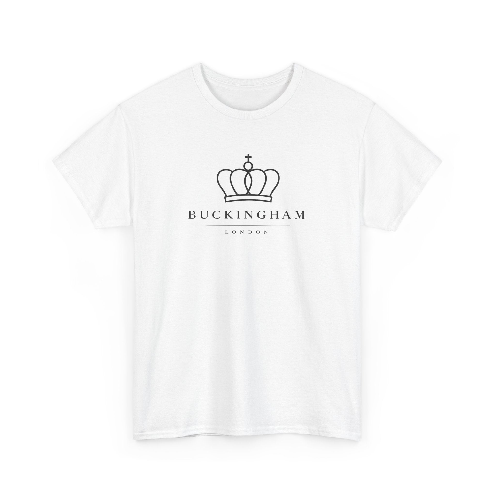 Buckingham Crown T‑Shirt – Minimalist Royal Logo Tee